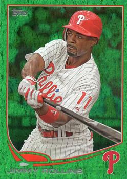 2013 Topps - Emerald Foil #206 Jimmy Rollins Front