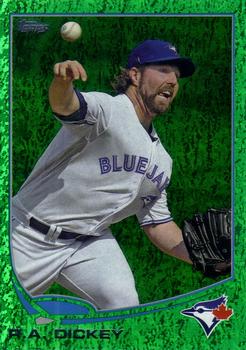 2013 Topps - Emerald Foil #554 R.A. Dickey Front