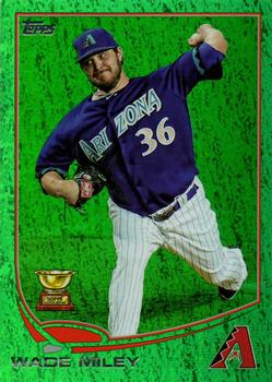 2013 Topps - Emerald Foil #530 Wade Miley Front