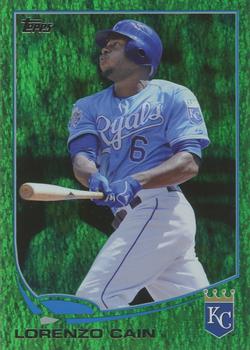 2013 Topps - Emerald Foil #572 Lorenzo Cain Front