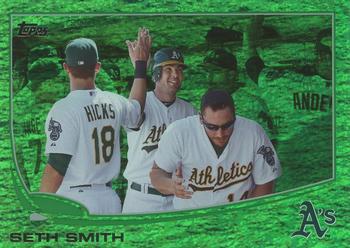 2013 Topps - Emerald Foil #582 Seth Smith Front