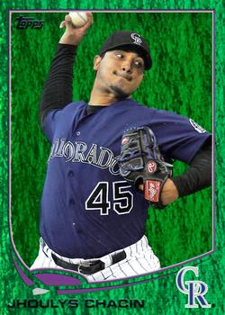 2013 Topps - Emerald Foil #613 Jhoulys Chacin Front