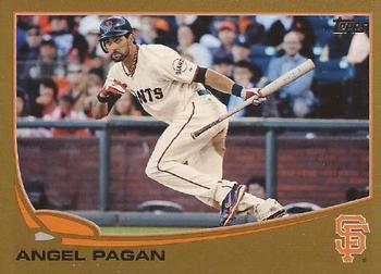 2013 Topps - Gold #284 Angel Pagan Front
