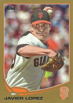 2013 Topps - Gold #192 Javier Lopez Front