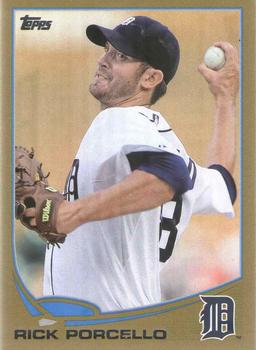 2013 Topps - Gold #420 Rick Porcello Front