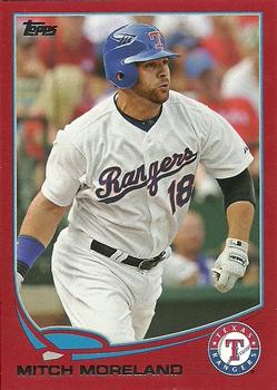 2013 Topps - Red #18 Mitch Moreland Front