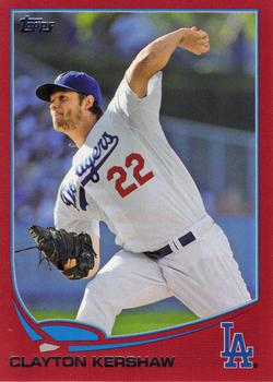 2013 Topps - Red #22 Clayton Kershaw Front