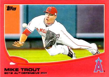 2013 Topps - Red #536 Mike Trout Front