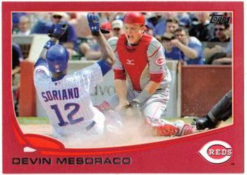 2013 Topps - Red #570 Devin Mesoraco Front