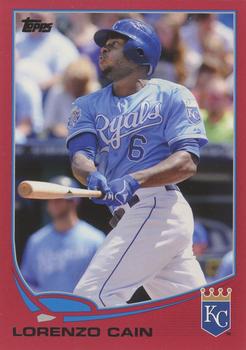 2013 Topps - Red #572 Lorenzo Cain Front