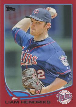 2013 Topps - Red #590 Liam Hendriks Front