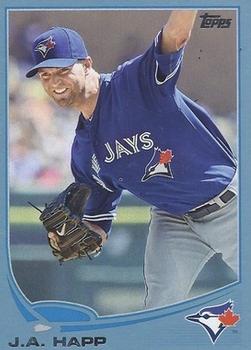 2013 Topps - Blue #163 J.A. Happ Front