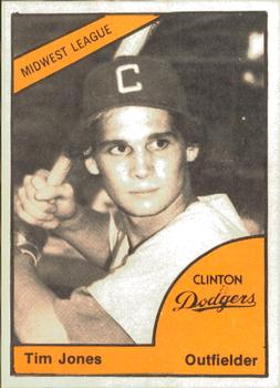 1977 TCMA Clinton Dodgers #0341 Tim Jones Front