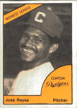 1977 TCMA Clinton Dodgers #0344 Jose Reyes Front