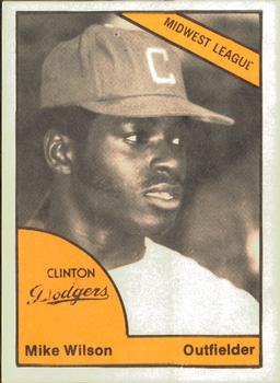 1977 TCMA Clinton Dodgers #0320 Mike Wilson Front
