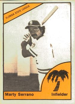 1977 TCMA Daytona Beach Islanders #0407 Marty Serrano Front