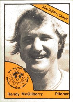 1977 TCMA Jacksonville Suns #0535 Randy McGilberry Front