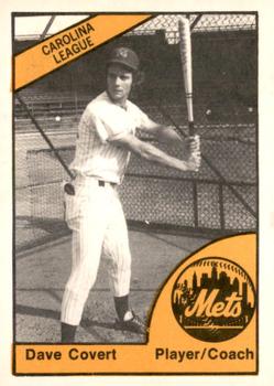 1977 TCMA Lynchburg Mets #0365 Dave Covert Front
