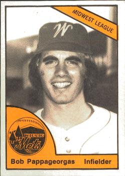 1977 TCMA Wausau Mets #0483 Bob Pappageorgas Front