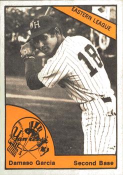 1977 TCMA West Haven Yankees #0662 Damaso Garcia Front