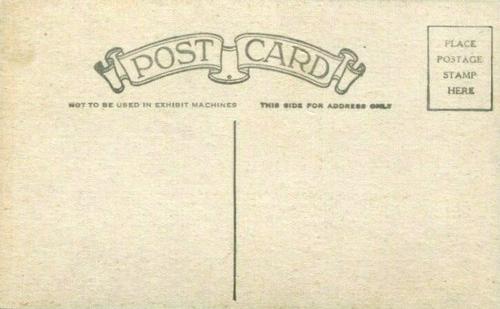 1925-31 Exhibits Postcard-Back #NNO Joe Judge Back