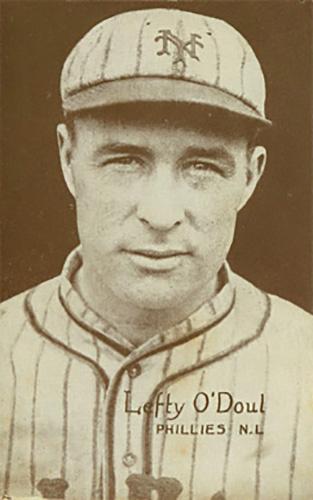 1925-31 Exhibits Postcard-Back #NNO Lefty O'Doul Front