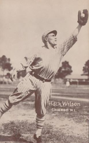 1925-31 Exhibits Postcard-Back #NNO Hack Wilson Front