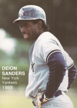 1989 Pacific Cards & Comics Rookies Superstars (unlicensed) #11 Deion Sanders Front