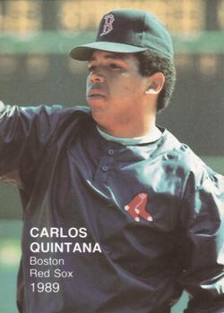 1989 Pacific Cards & Comics Rookies Superstars (unlicensed) #19 Carlos Quintana Front