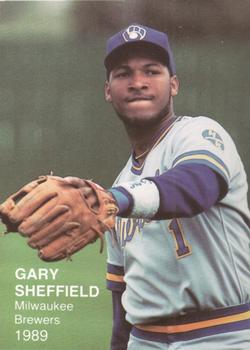 1989 Pacific Cards & Comics Rookies Superstars (unlicensed) #2 Gary Sheffield Front