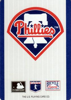 1994 Bicycle Philadelphia Phillies Playing Cards #J♦ Jim Eisenreich Back