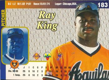 1999-00 Line Up Venezuelan Winter League #183 Ray King Back