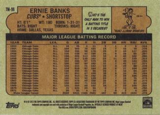 2013 Topps - 1972 Topps Minis #TM-98 Ernie Banks Back