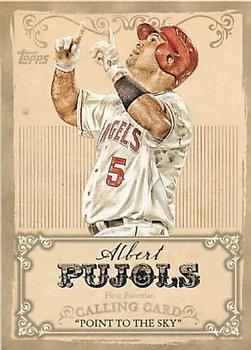 2013 Topps - Calling Cards #CC-15 Albert Pujols Front