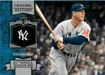 2013 Topps - Chasing History #CH-10 Lou Gehrig Front