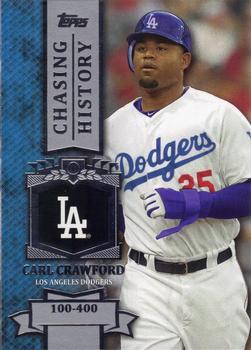 2013 Topps - Chasing History #CH-98 Carl Crawford Front