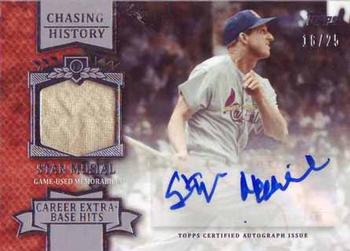 2013 Topps - Chasing History Autograph Relics #CHAR-SM Stan Musial Front