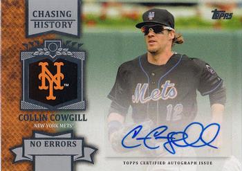2013 Topps - Chasing History Autographs #CHA-CC Collin Cowgill Front