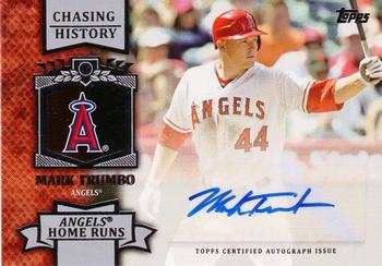 2013 Topps - Chasing History Autographs #CHA-MAT Mark Trumbo Front