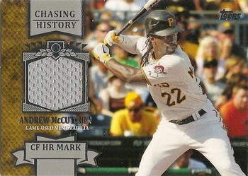 2013 Topps - Chasing History Relics #CHR-AM Andrew McCutchen Front