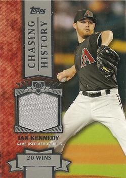 2013 Topps - Chasing History Relics #CHR-IKE Ian Kennedy Front