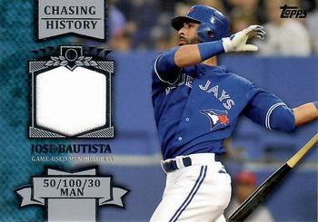 2013 Topps - Chasing History Relics #CHR-JB Jose Bautista Front