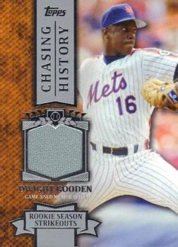 2013 Topps - Chasing History Relics #CHR-DG Dwight Gooden Front