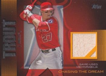 2013 Topps - Chasing the Dream Relics #CDR-MIT Mike Trout Front