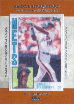 2013 Topps - Manufactured Rookie Card Patch #RCP-17 Darryl Strawberry Front
