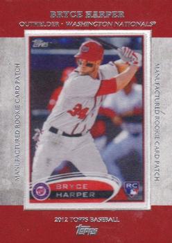 2013 Topps - Manufactured Rookie Card Patch #RCP-24 Bryce Harper Front