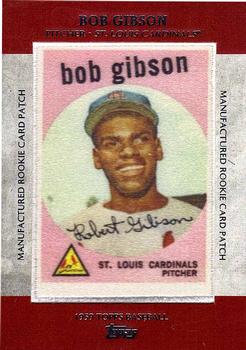 2013 Topps - Manufactured Rookie Card Patch #RCP-5 Bob Gibson Front