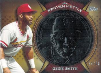 2013 Topps - Proven Mettle Coins Wrought Iron #PMC-OS Ozzie Smith Front