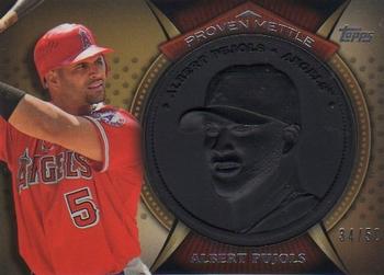2013 Topps - Proven Mettle Coins Wrought Iron #PMC-AP Albert Pujols Front