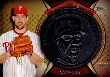 2013 Topps - Proven Mettle Coins Wrought Iron #PMC-CL Cliff Lee Front